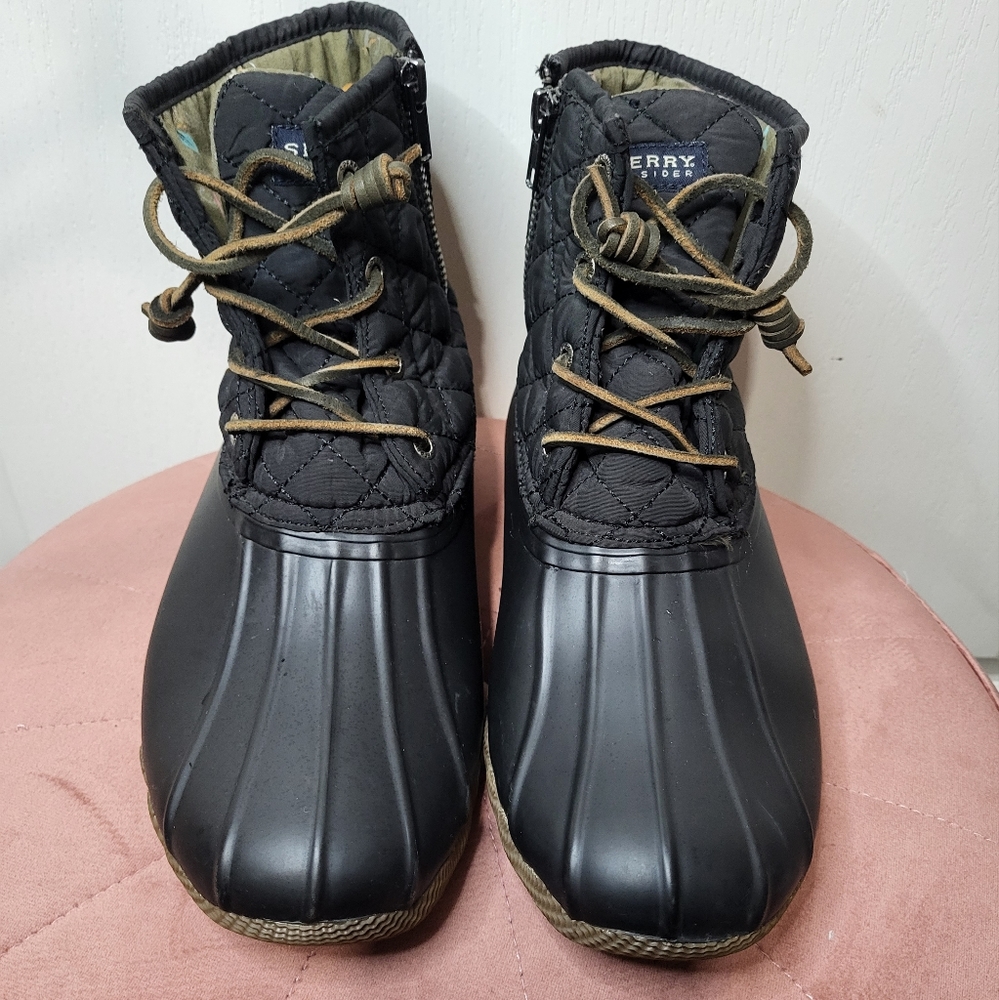 Sperry Saltwater Quilted Duck Rain Boots